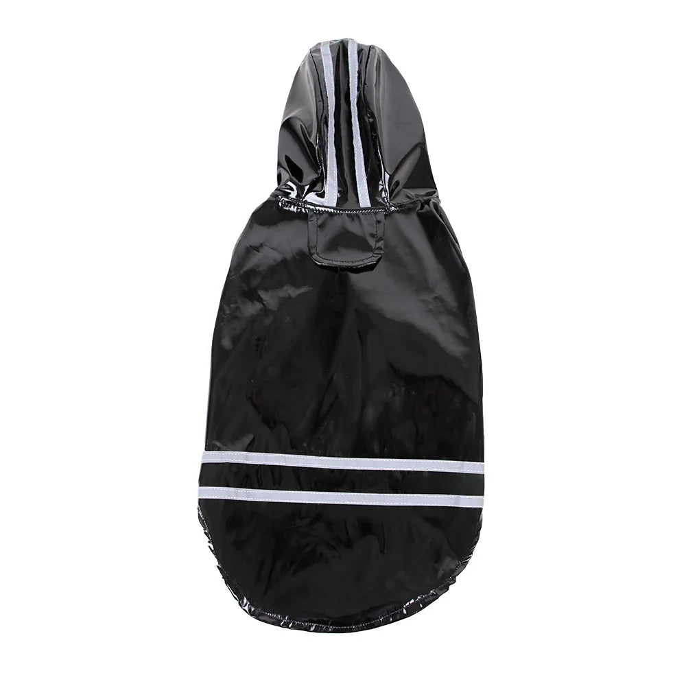 Summer Outdoor Puppy Pet Rain Coat S-XL Hoody Waterproof Jackets PU Raincoat for Dogs Cats Apparel Clothes Wholesale