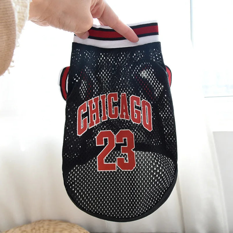 Mesh Breathable Dog Basketball Jersey Clothes XS-5XL For Small Medium Large Dogs Summer Cool Puppy Vest Chihuahua Yorkies Shirt