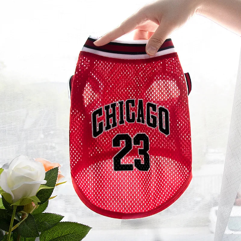 Mesh Breathable Dog Basketball Jersey Clothes XS-5XL For Small Medium Large Dogs Summer Cool Puppy Vest Chihuahua Yorkies Shirt