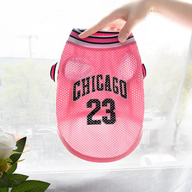 Mesh Breathable Dog Basketball Jersey Clothes XS-5XL For Small Medium Large Dogs Summer Cool Puppy Vest Chihuahua Yorkies Shirt