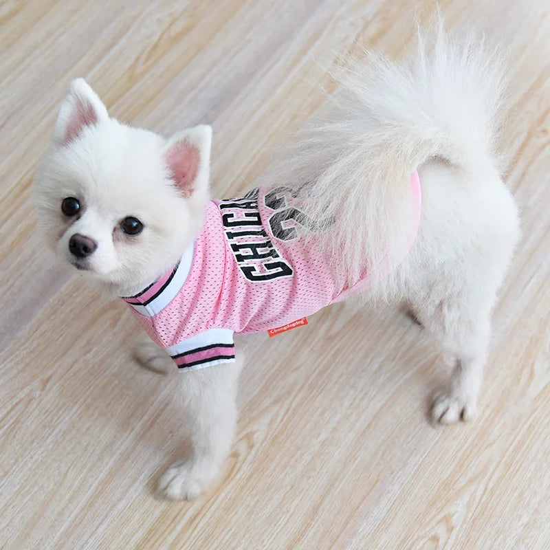 Mesh Breathable Dog Basketball Jersey Clothes XS-5XL For Small Medium Large Dogs Summer Cool Puppy Vest Chihuahua Yorkies Shirt